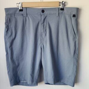 Halsey Sport Men’s Performance Golf Shorts Gray Size 35 Stretch Chino
